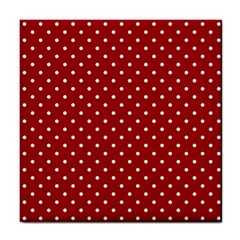 Red Polka Dots Tile Coasters by jumpercat