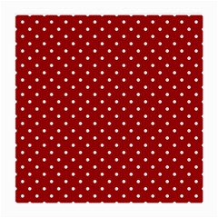 Red Polka Dots Medium Glasses Cloth by jumpercat