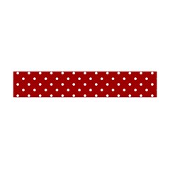 Red Polka Dots Flano Scarf (mini) by jumpercat