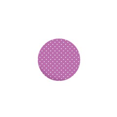 Pink Polka Dots 1  Mini Buttons by jumpercat