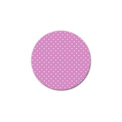 Pink Polka Dots Golf Ball Marker (4 Pack) by jumpercat