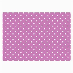 Pink Polka Dots Large Glasses Cloth by jumpercat