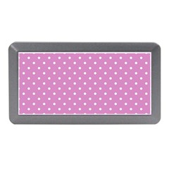 Pink Polka Dots Memory Card Reader (mini) by jumpercat