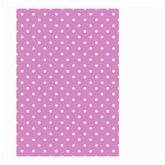 Pink Polka Dots Small Garden Flag (two Sides) by jumpercat