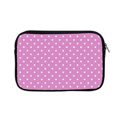 Pink Polka Dots Apple Ipad Mini Zipper Cases by jumpercat