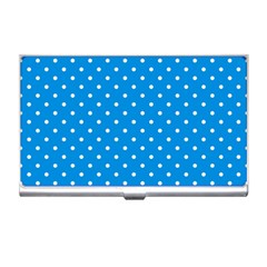 Blue Polka Dots Business Card Holders by jumpercat