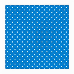 Blue Polka Dots Medium Glasses Cloth by jumpercat