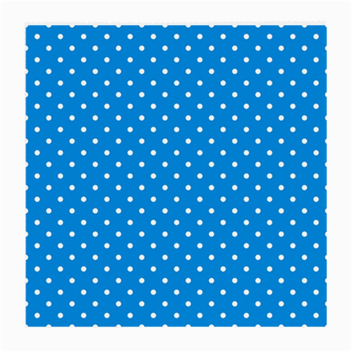 Blue Polka Dots Medium Glasses Cloth