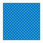 Blue Polka Dots Medium Glasses Cloth (2-Side) Front