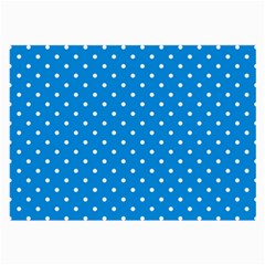 Blue Polka Dots Large Glasses Cloth by jumpercat