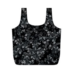 Dark Leaves Full Print Recycle Bags (m)  by jumpercat