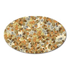 Leaves Autumm Oval Magnet by jumpercat