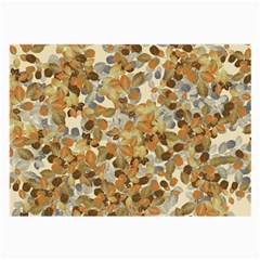 Leaves Autumm Large Glasses Cloth (2-side) by jumpercat