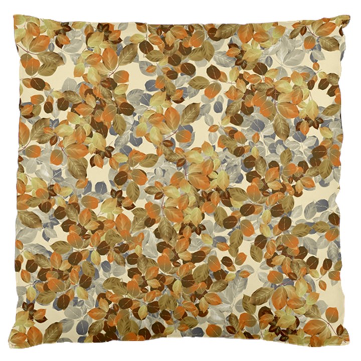 Leaves Autumm Standard Flano Cushion Case (Two Sides)