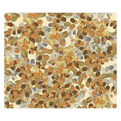 Leaves Autumm Double Sided Flano Blanket (small)  by jumpercat