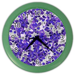 Mistic Leaves Color Wall Clocks by jumpercat