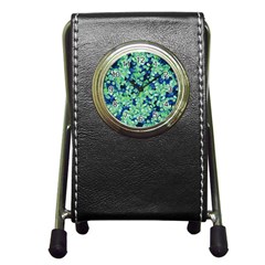 Moonlight On The Leaves Pen Holder Desk Clocks by jumpercat