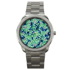 Moonlight On The Leaves Sport Metal Watch by jumpercat