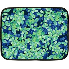 Moonlight On The Leaves Fleece Blanket (mini) by jumpercat