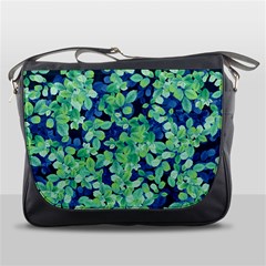 Moonlight On The Leaves Messenger Bags by jumpercat