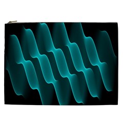 Background Light Glow Blue Green Cosmetic Bag (xxl)  by Nexatart