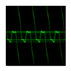 Background Signal Light Glow Green Tile Coasters by Nexatart