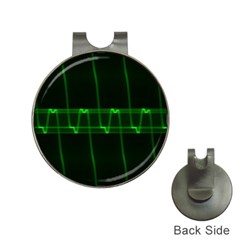 Background Signal Light Glow Green Hat Clips With Golf Markers by Nexatart