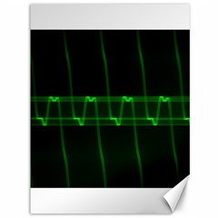 Background Signal Light Glow Green Canvas 36  X 48   by Nexatart