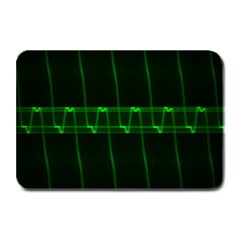 Background Signal Light Glow Green Plate Mats by Nexatart