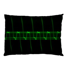 Background Signal Light Glow Green Pillow Case by Nexatart