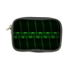 Background Signal Light Glow Green Coin Purse by Nexatart