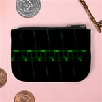 Background Signal Light Glow Green Mini Coin Purses Back