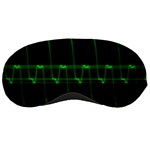 Background Signal Light Glow Green Sleeping Masks Front