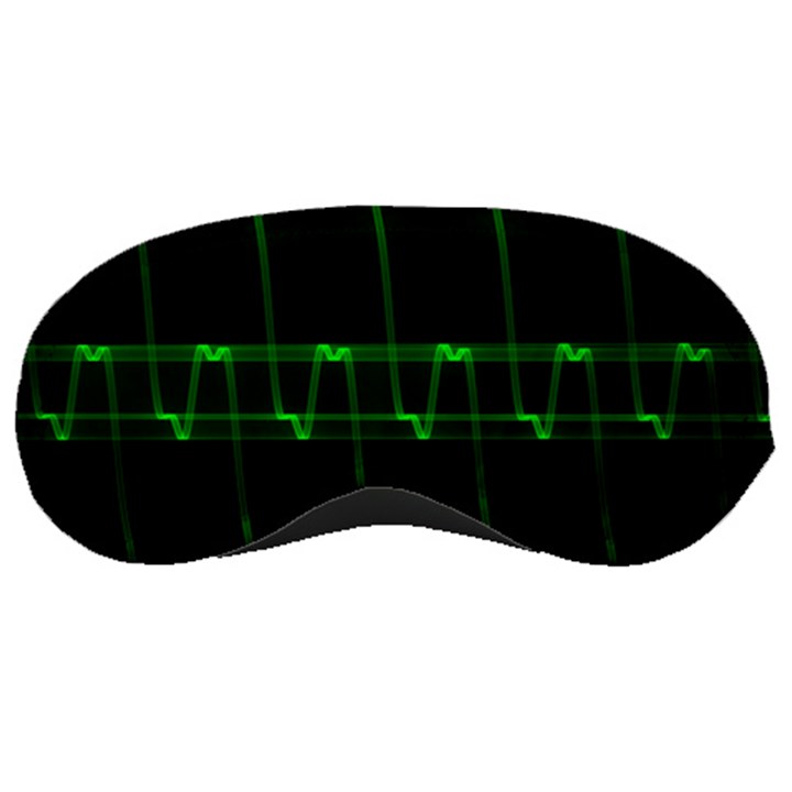 Background Signal Light Glow Green Sleeping Masks