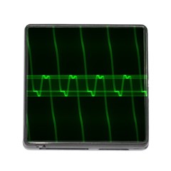 Background Signal Light Glow Green Memory Card Reader (square) by Nexatart