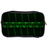 Background Signal Light Glow Green Toiletries Bags 2-Side Front