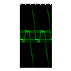 Background Signal Light Glow Green Shower Curtain 36  X 72  (stall)  by Nexatart