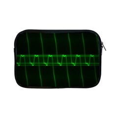 Background Signal Light Glow Green Apple Ipad Mini Zipper Cases by Nexatart