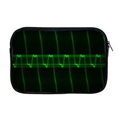 Background Signal Light Glow Green Apple Macbook Pro 17  Zipper Case by Nexatart