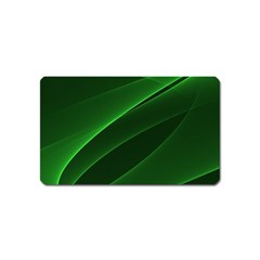 Background Light Glow Green Magnet (name Card) by Nexatart