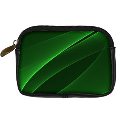 Background Light Glow Green Digital Camera Cases by Nexatart