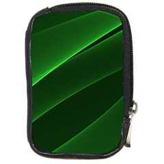 Background Light Glow Green Compact Camera Cases by Nexatart