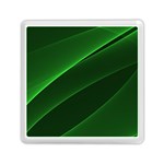 Background Light Glow Green Memory Card Reader (Square)  Front