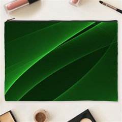 Background Light Glow Green Cosmetic Bag (xxxl)  by Nexatart