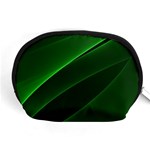 Background Light Glow Green Accessory Pouches (Medium)  Front