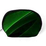 Background Light Glow Green Accessory Pouches (Medium)  Back