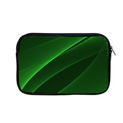 Background Light Glow Green Apple Macbook Pro 13  Zipper Case by Nexatart