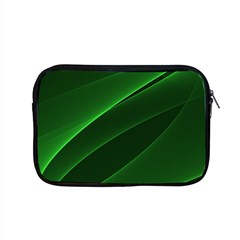 Background Light Glow Green Apple Macbook Pro 15  Zipper Case by Nexatart