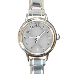 Background Light Glow White Grey Round Italian Charm Watch by Nexatart