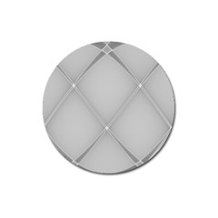 Background Light Glow White Grey Magnet 3  (round) by Nexatart